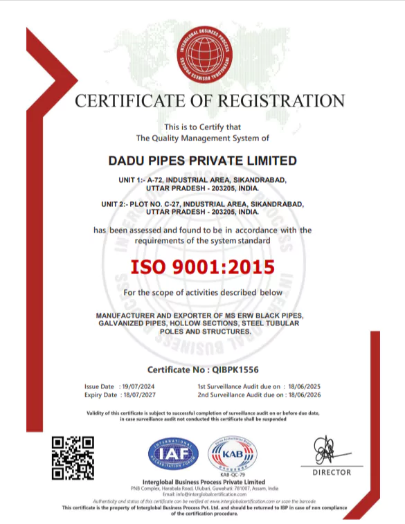 ISO-9001-Certificate-of-Dadu-Pipes-Private-Limited